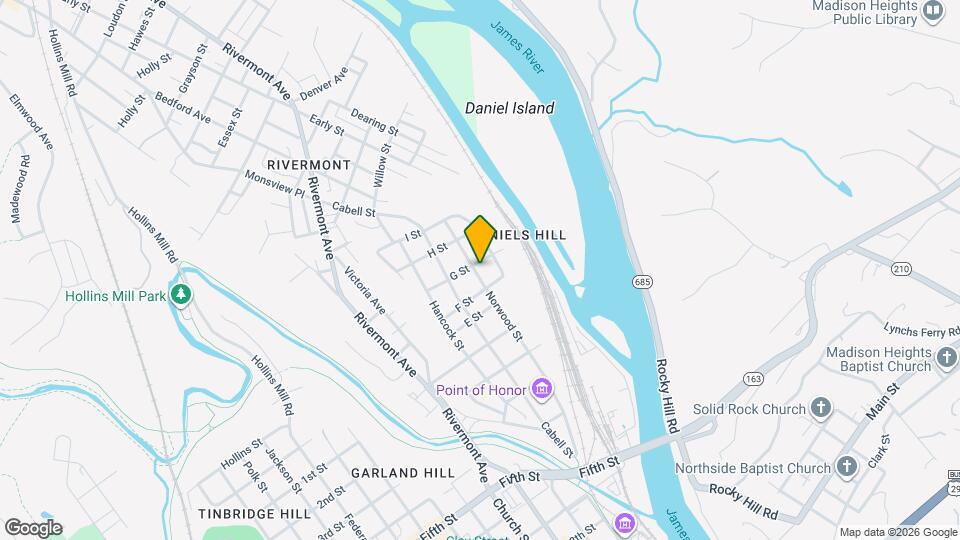 614 Norwood St Map and Location Details