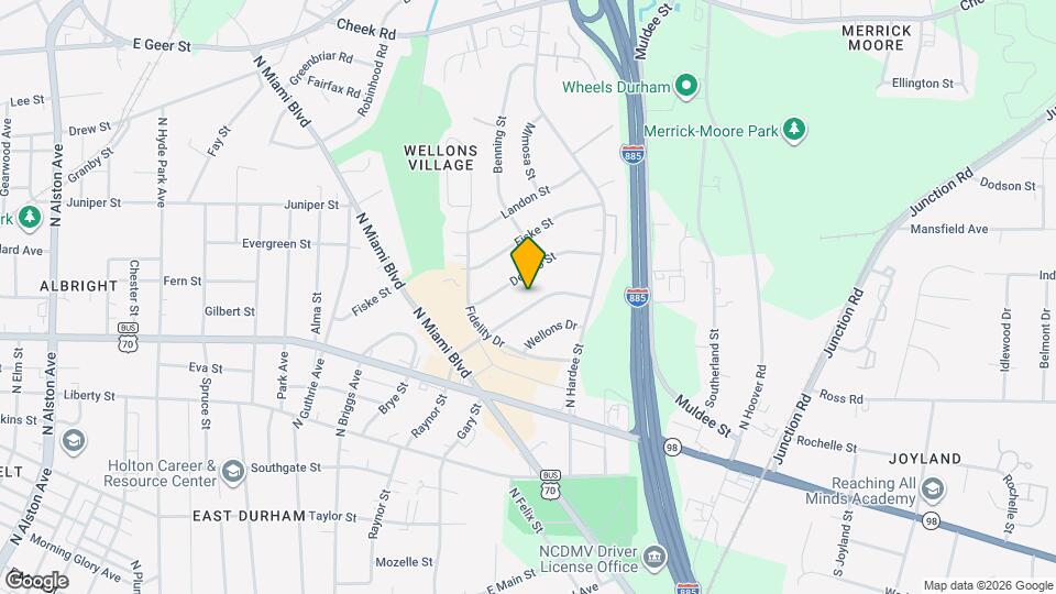 1125 Raynor St Map and Location Details