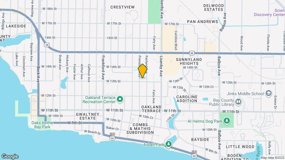 1504 W 13th St Map and Location Details