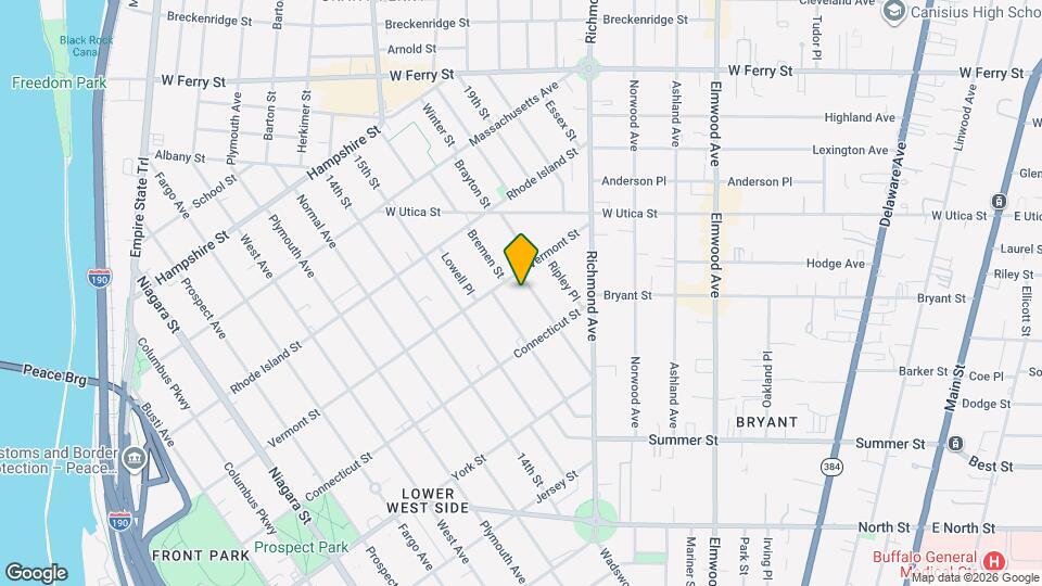 116 17th St, Unit 1 Mapa y Detalles de la Ubicación