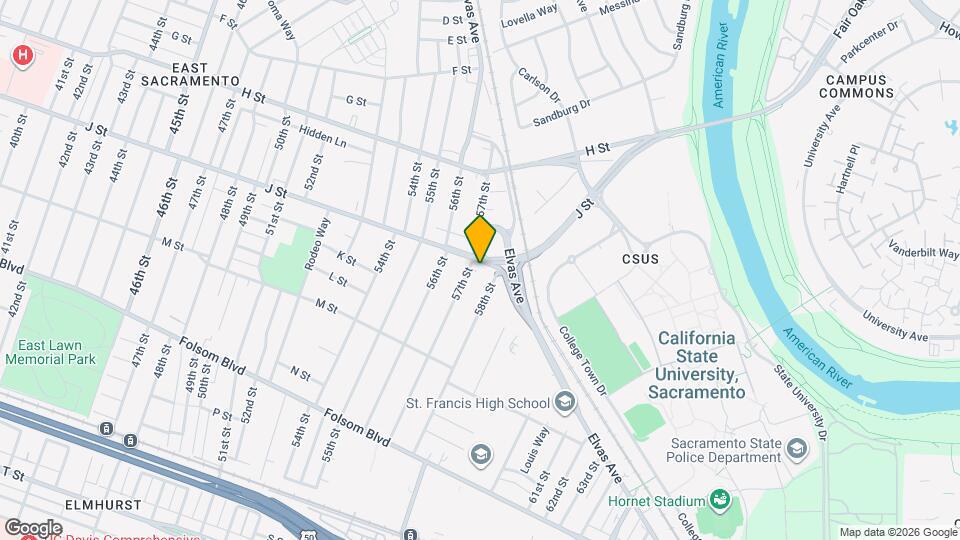 5712-5716 J St Map and Location Details