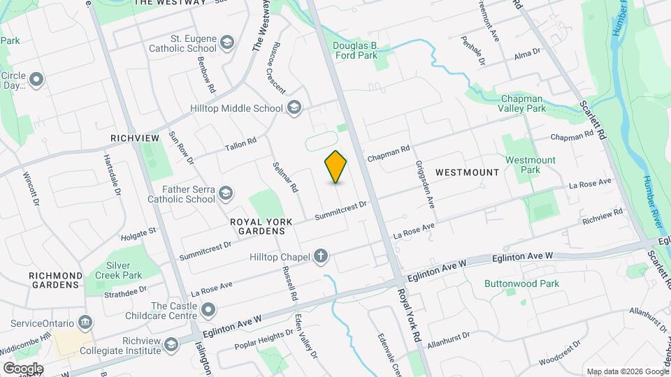 77 Norgrove Crescent Map and Location Details