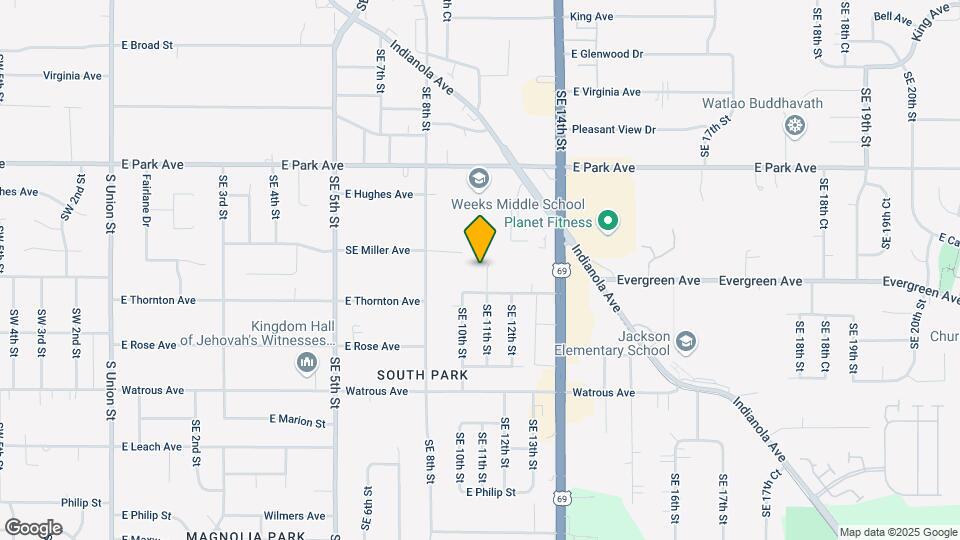 3612 SE 11th St Map and Location Details