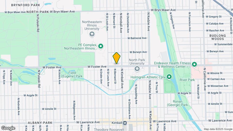 3425 W Foster Ave Map and Location Details