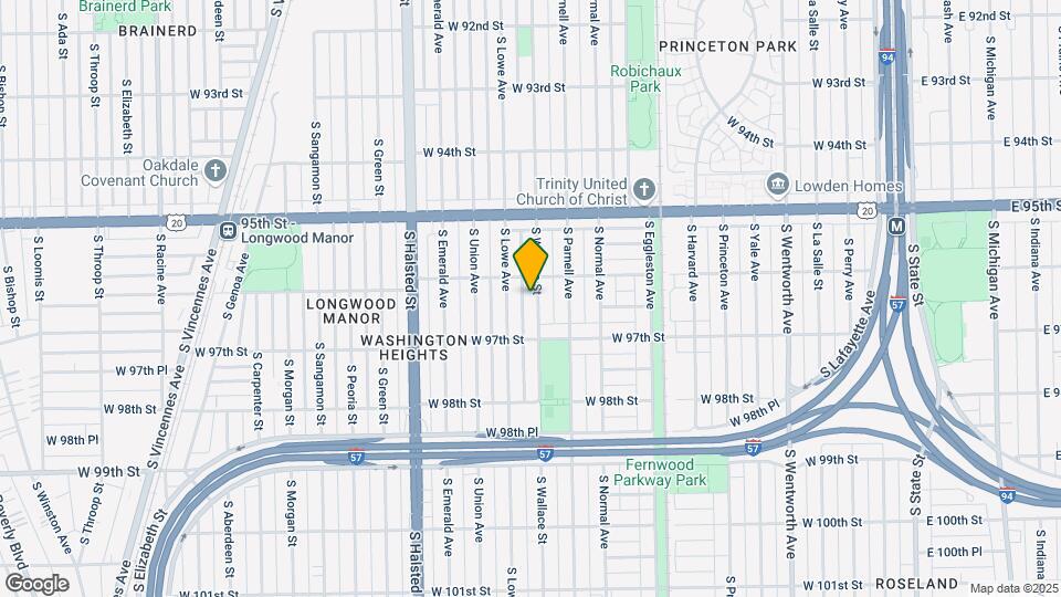 9620 S Wallace St Map and Location Details