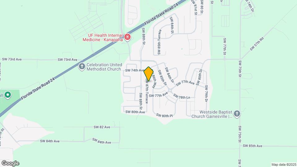 7557 SW 87th Terrace Map and Location Details