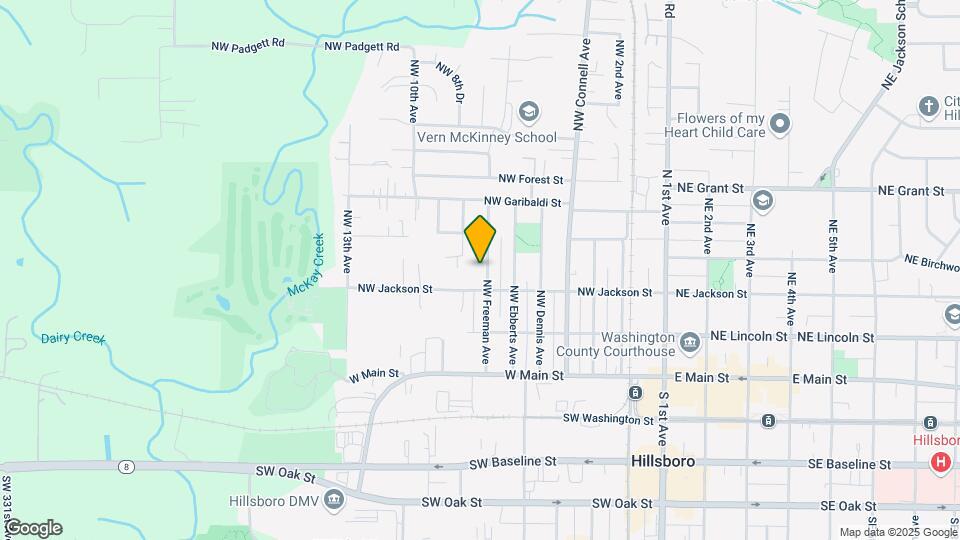 345 NW Freeman Ave Map and Location Details