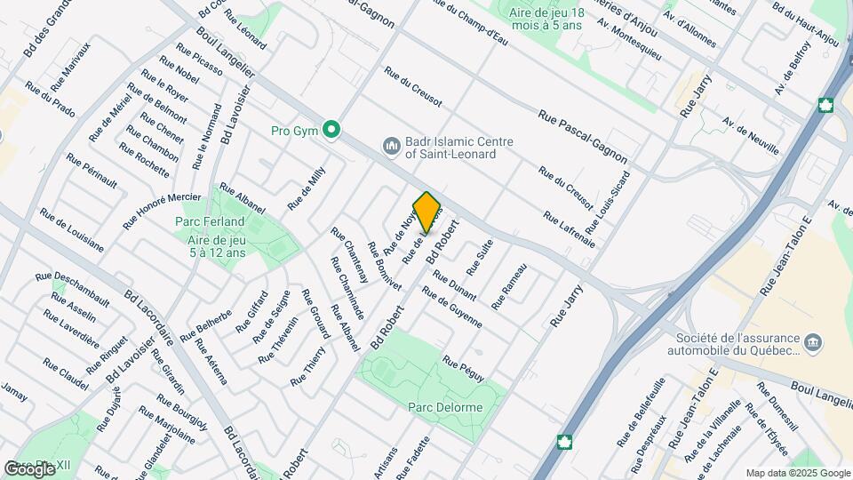 6320-6326 De Louvois Rue Map and Location Details