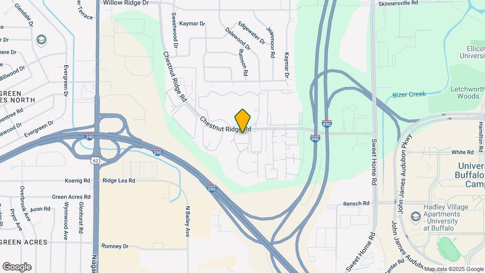 Chestnut Ridge Condos Map and Location Details