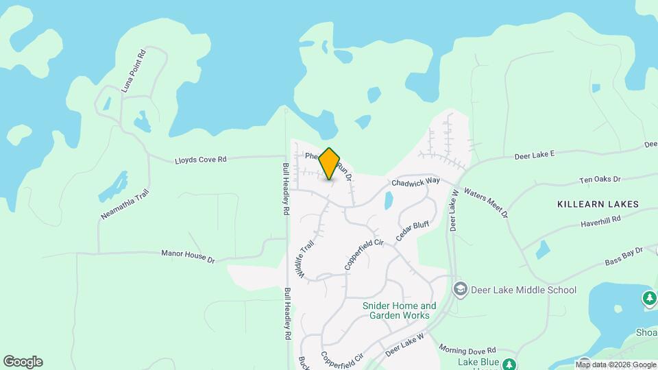 1133 Blackhawk Way Map and Location Details