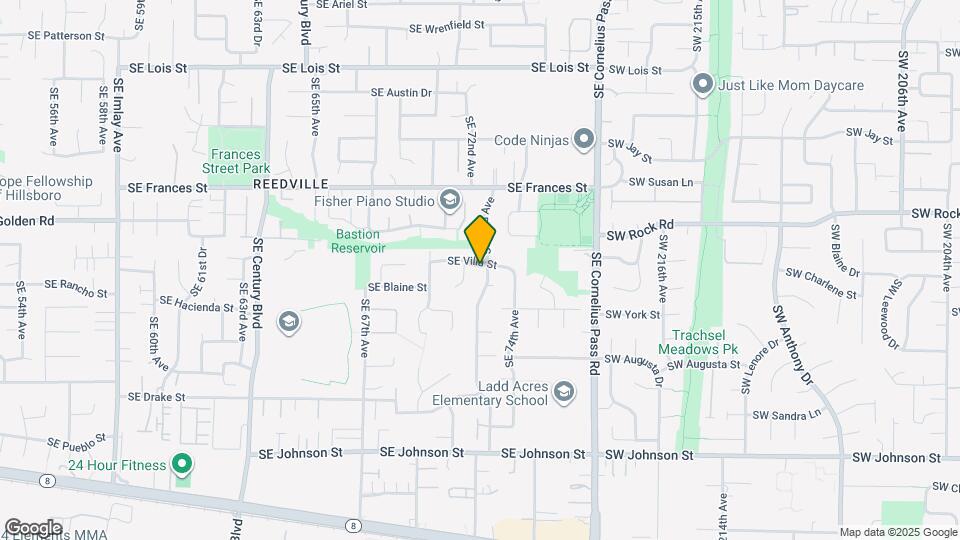 1943 SE 73rd Ave Map and Location Details