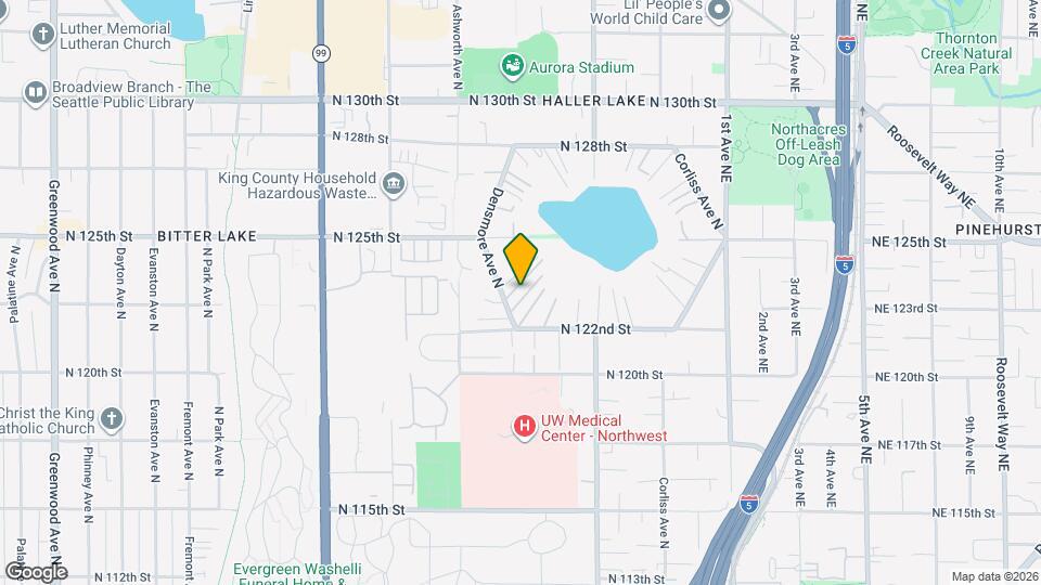 12220 Densmore Ave N Map and Location Details