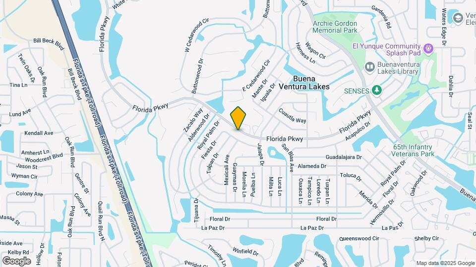 809 Florida Pkwy Map and Location Details