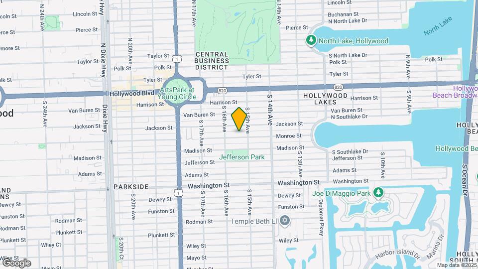 1523 Monroe St Map and Location Details