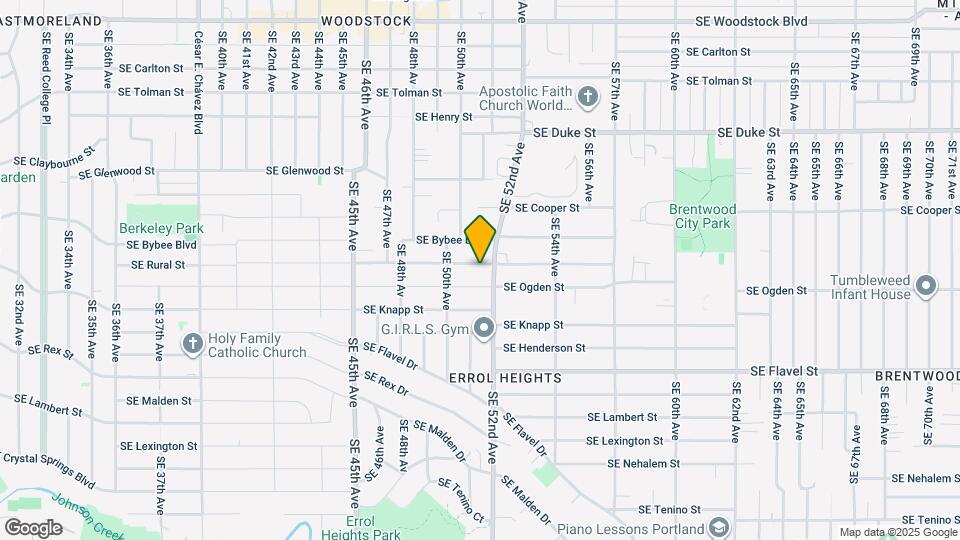 5120 SE Rural St Map and Location Details