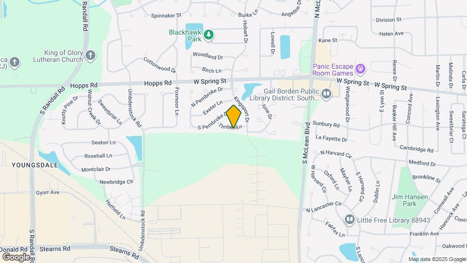 1421 Timber Ln Mapa y Detalles de la Ubicación