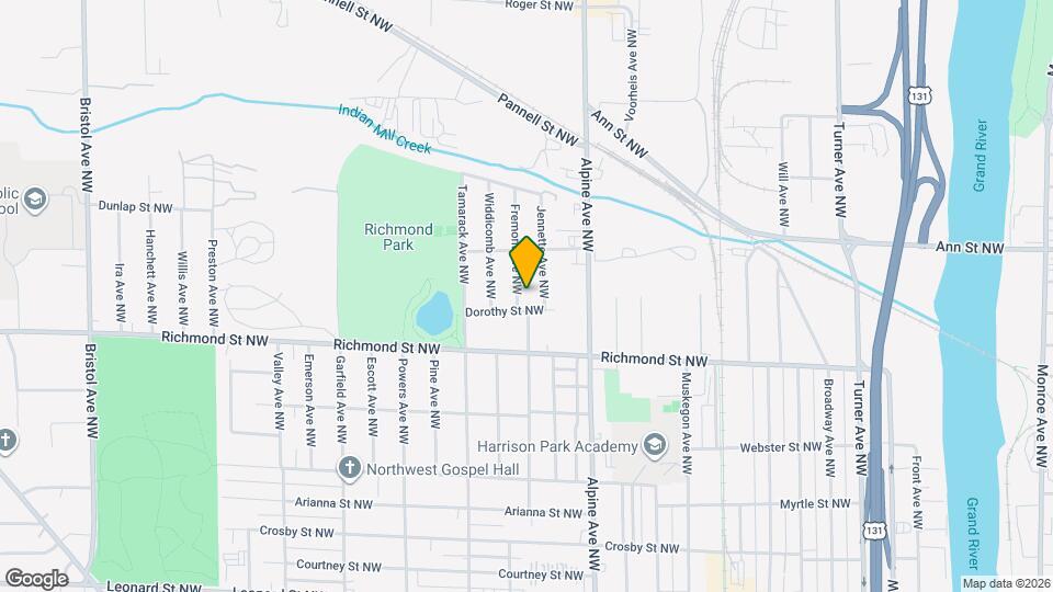 1656 Fremont Ave NW Map and Location Details
