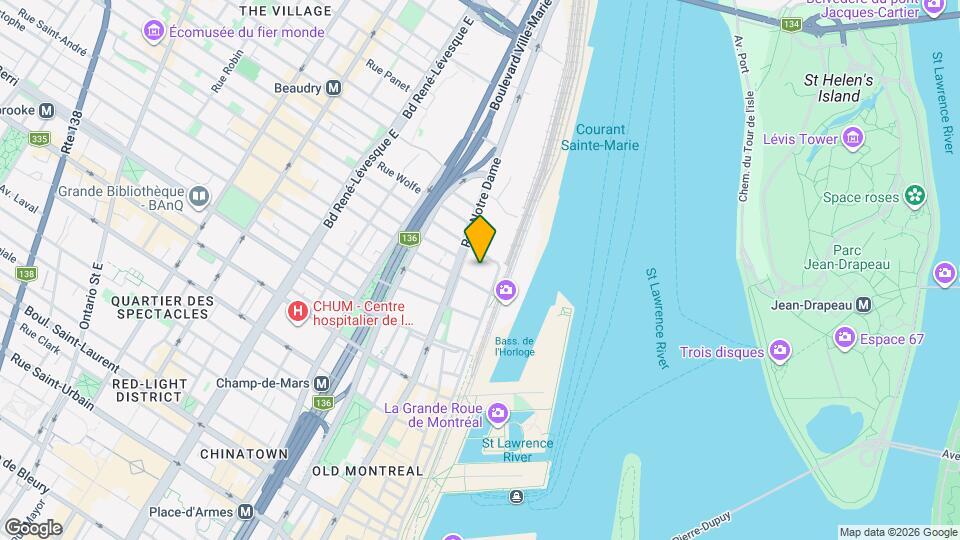 901 Rue de la Commune E Map and Location Details