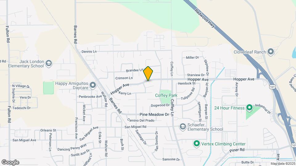 1642 Hopper Ave Map and Location Details