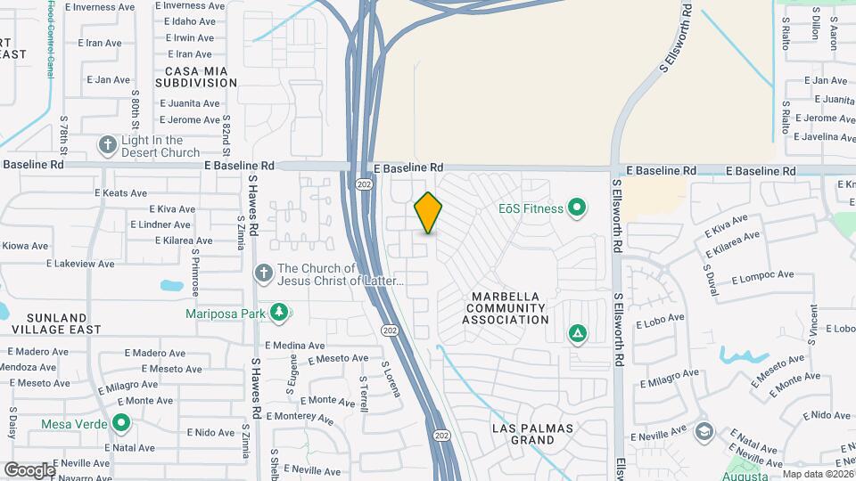 8750 E Lindner Ave Map and Location Details