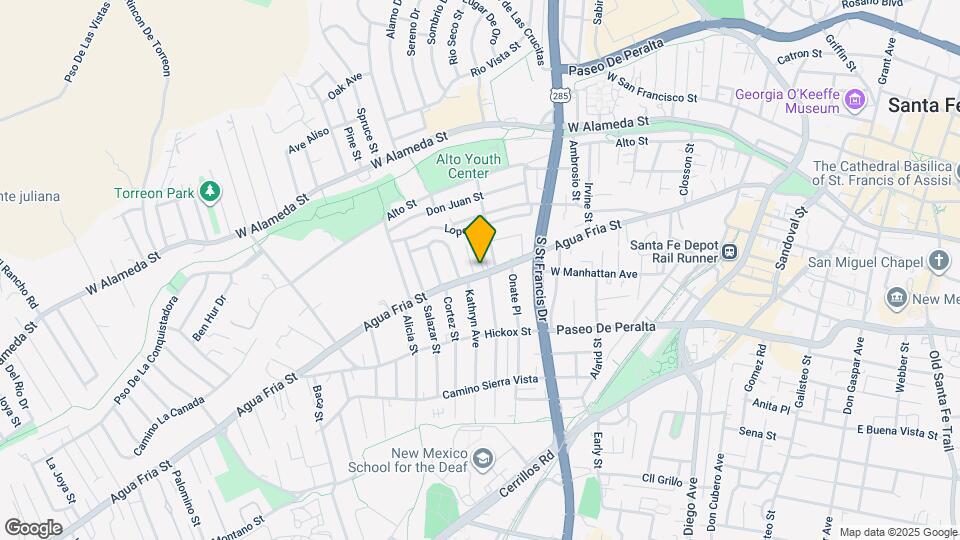 949 Agua Fria St Map and Location Details