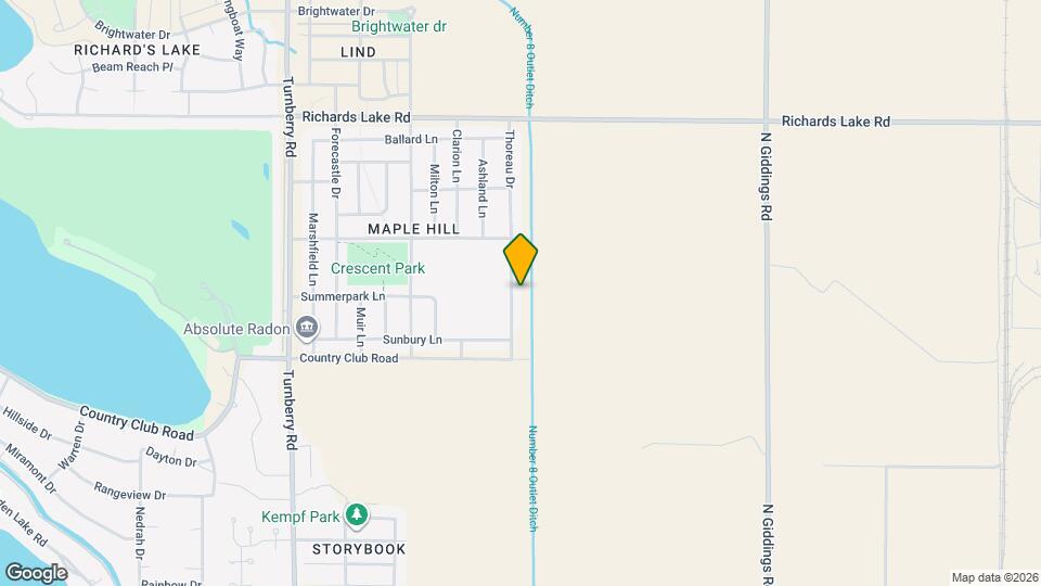 2308 Thoreau Dr Map and Location Details