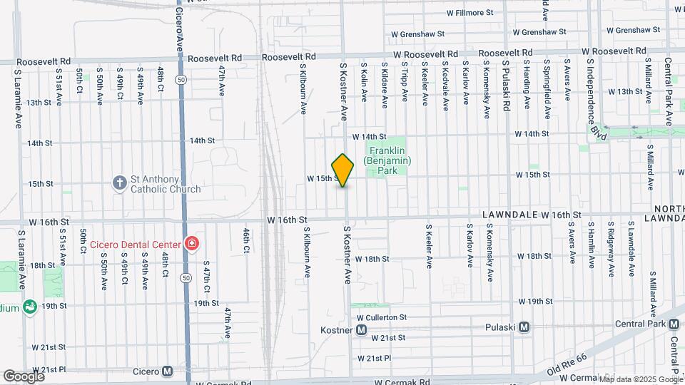 1514 S Kostner Ave Map and Location Details