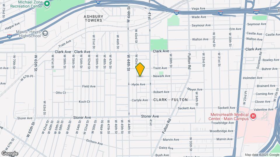 4221 Newark Ave Mapa y Detalles de la Ubicación