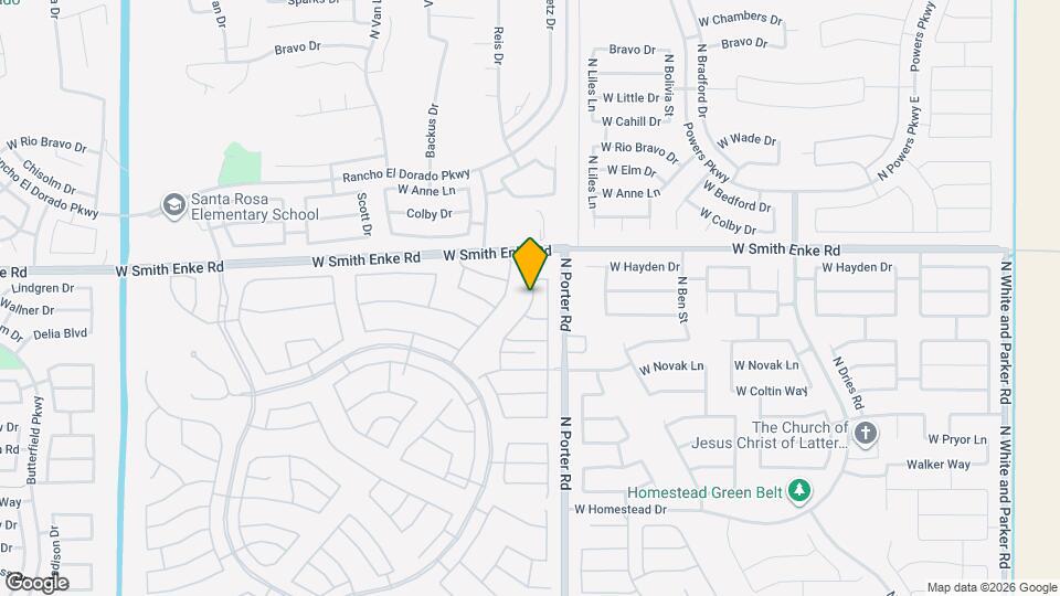 21110 N Blue Agave Dr Map and Location Details