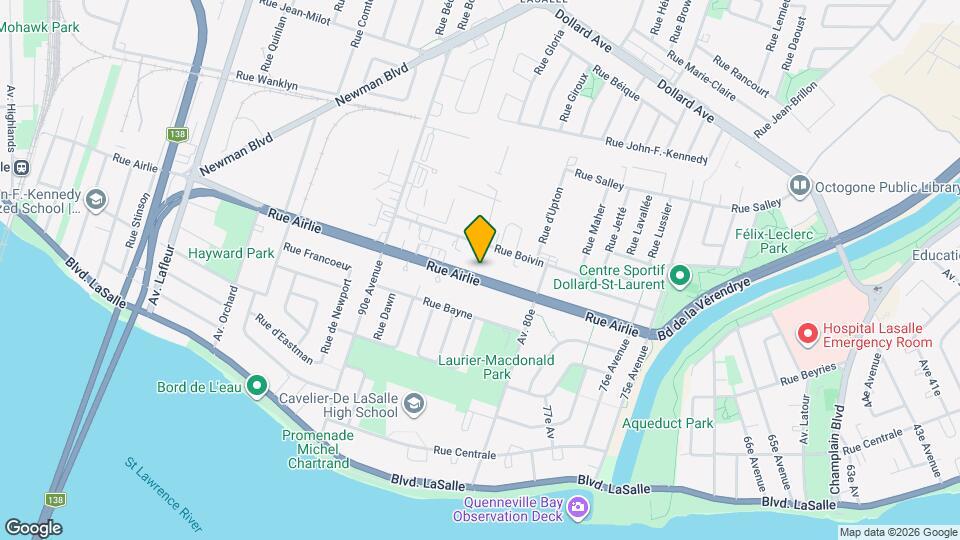 9199 Airlie Rue Map and Location Details