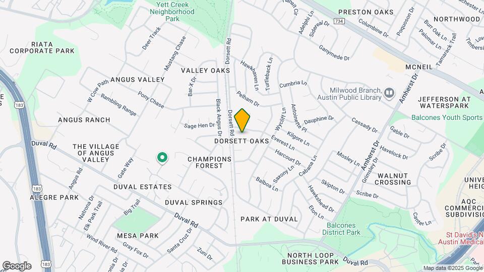 4600 Brown Bark Pl Map and Location Details