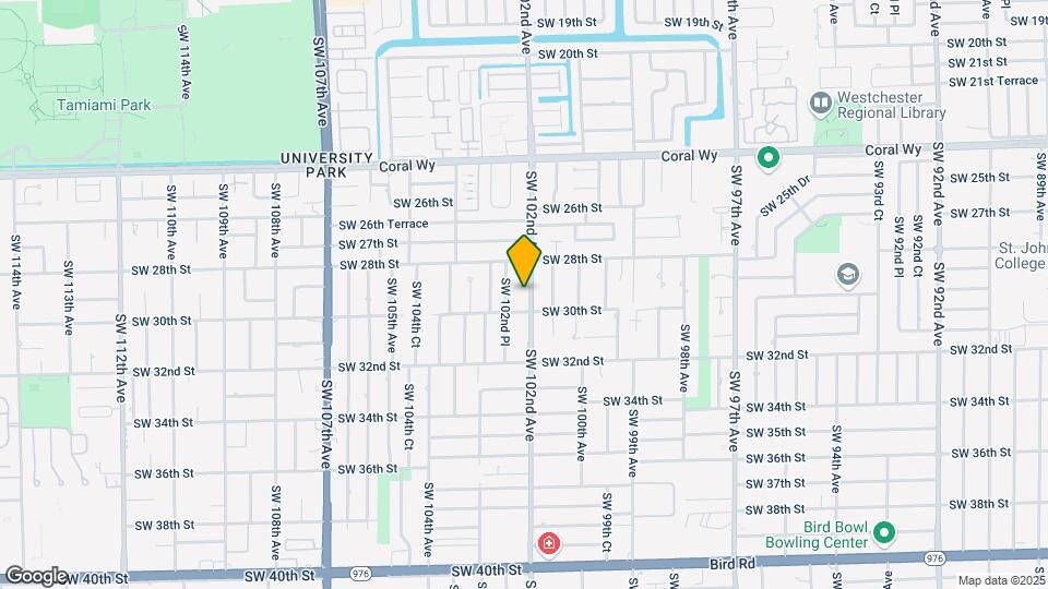 2910 SW 102nd Ave Map and Location Details