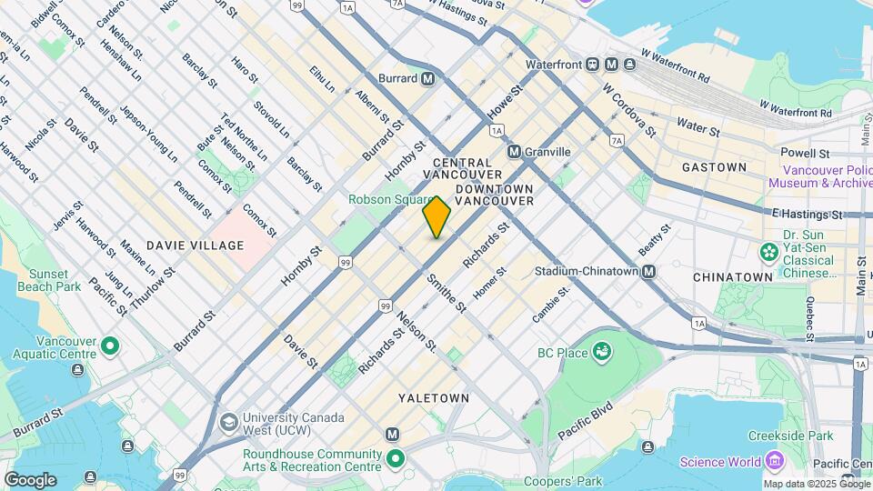 3408-833 Seymour St Map and Location Details