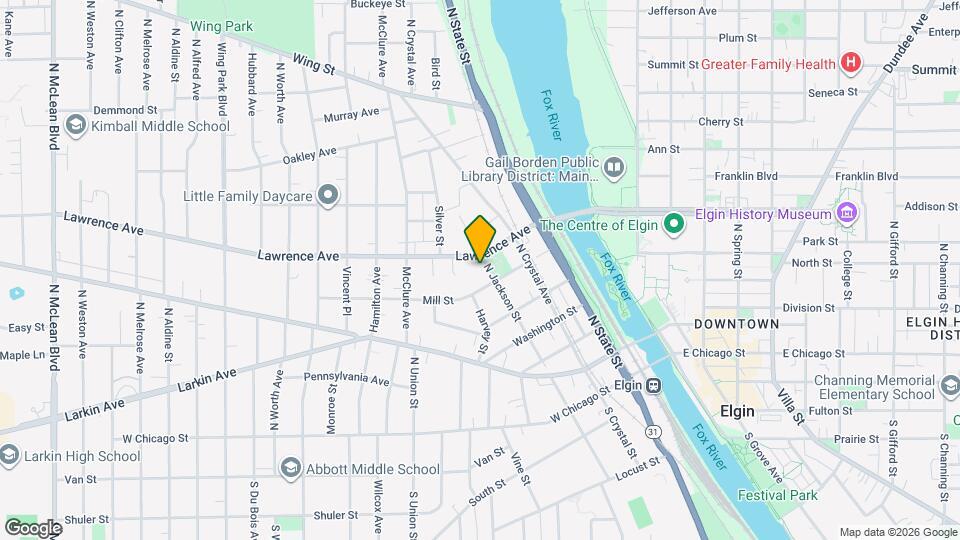 264 N Jackson St Map and Location Details