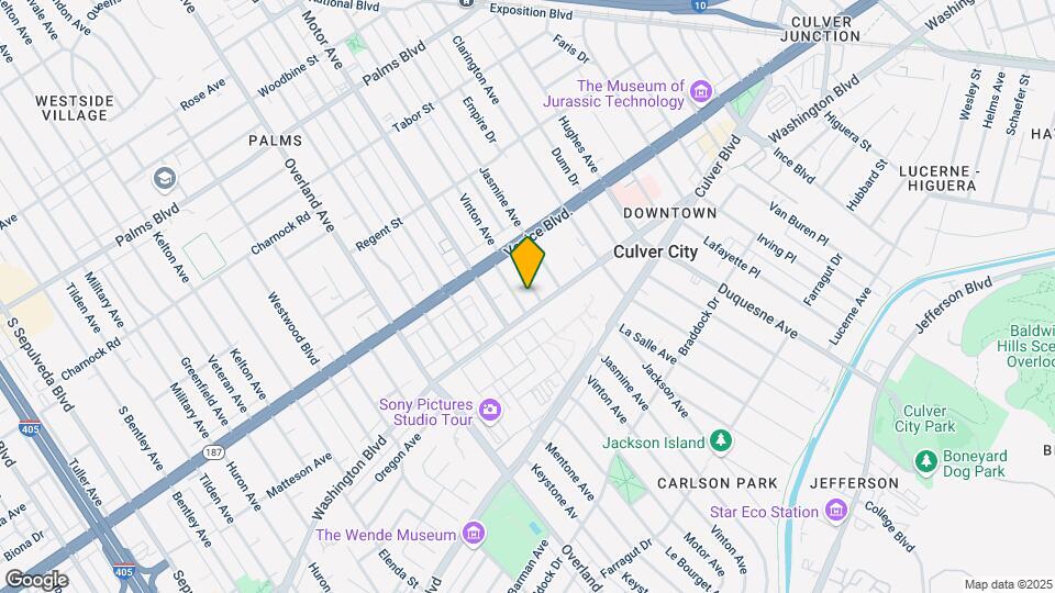 3861 Vinton Ave Mapa y Detalles de la Ubicación