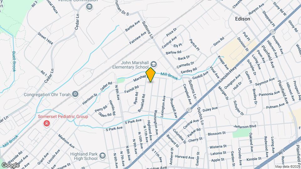 180 Highland Ave, Unit #2 entire 2nF Map and Location Details