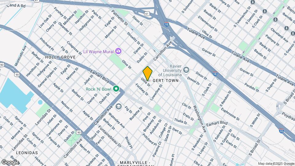 7933 Olive St Mapa y Detalles de la Ubicación
