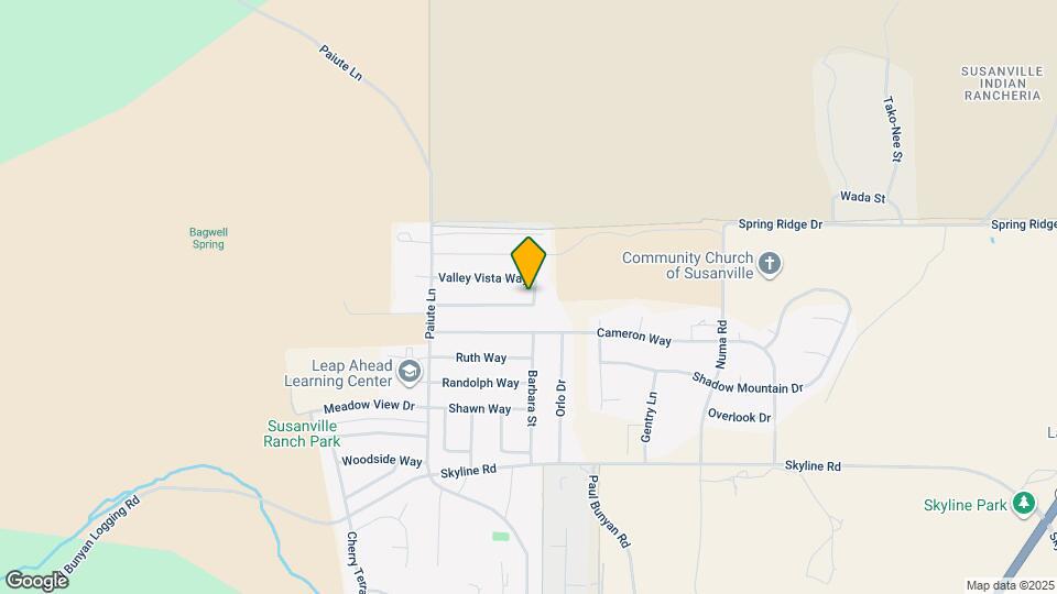 755 Monte Vista Way Map and Location Details