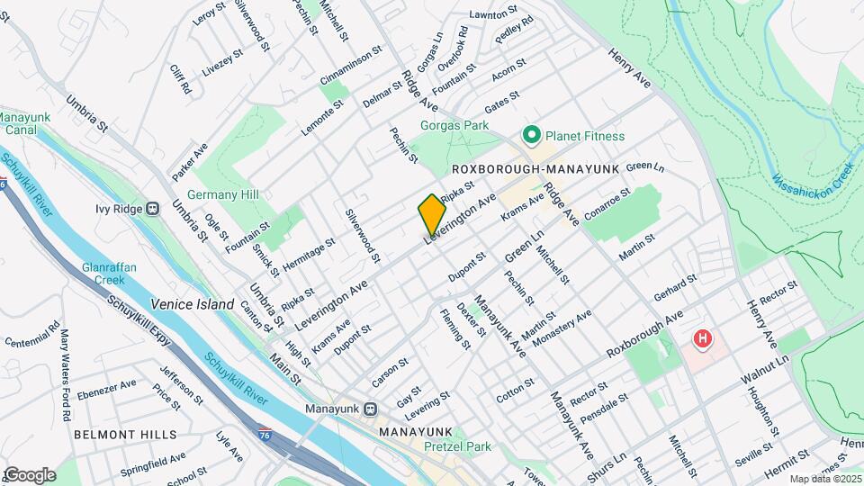 4585 Manayunk Ave Map and Location Details