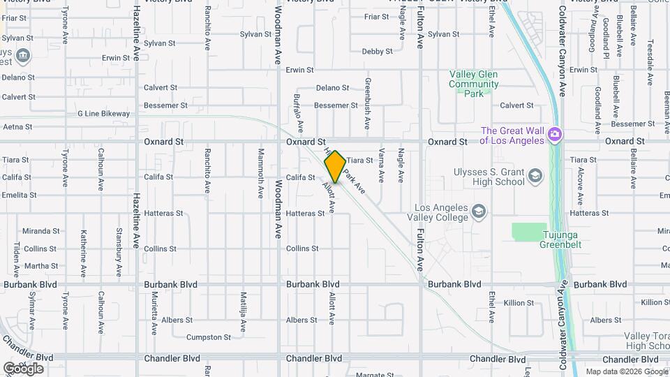 5840 Allott Ave Mapa y Detalles de la Ubicación