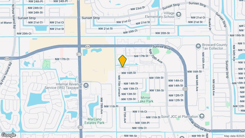 7541 NW 16th St Mapa y Detalles de la Ubicación