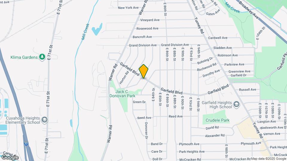 8230 Garfield Blvd Map and Location Details