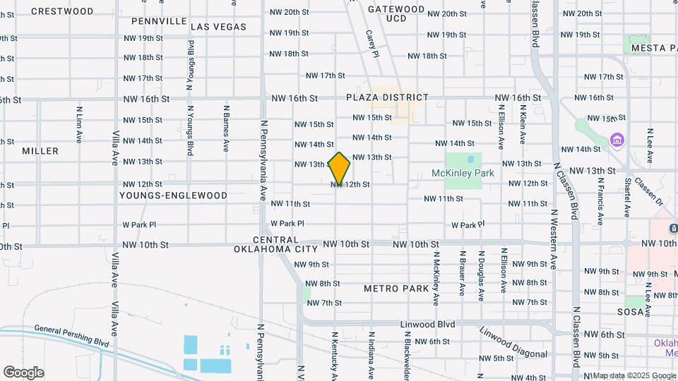 1844 NW 12th St Map and Location Details