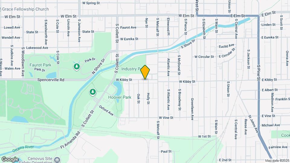 709 W Kibby St Map and Location Details