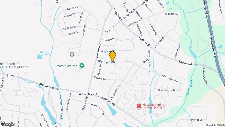 318 Glen Canyon Dr Map and Location Details