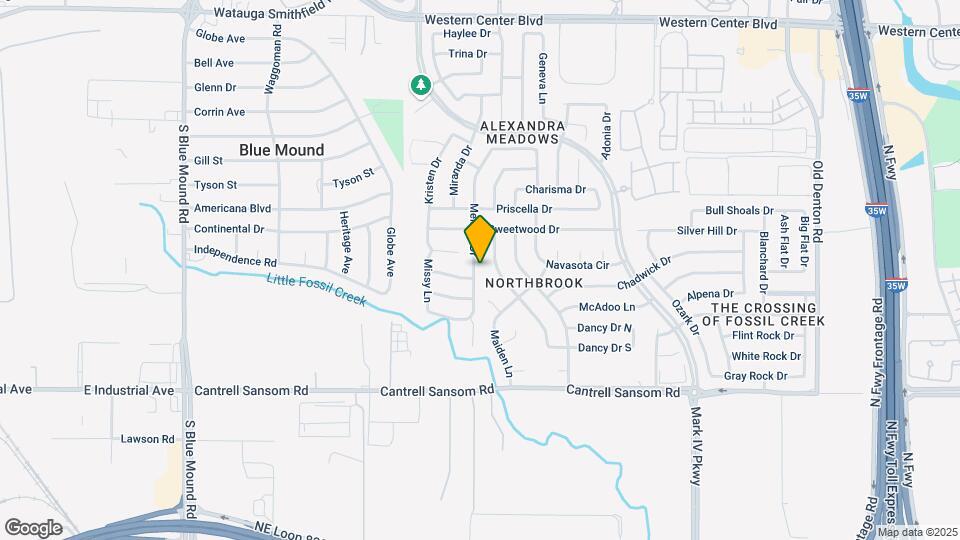 6008 Melanie Dr Map and Location Details