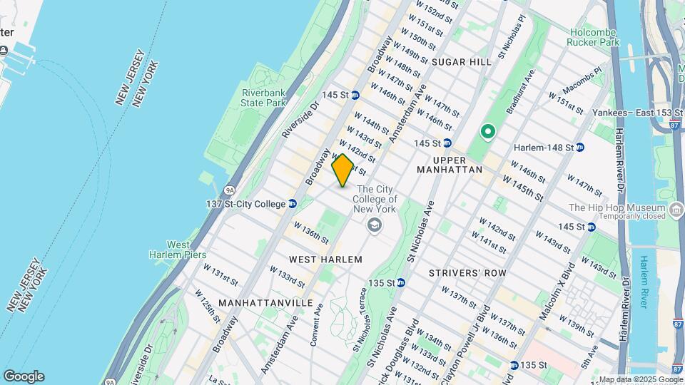 511 W 139th St Map and Location Details