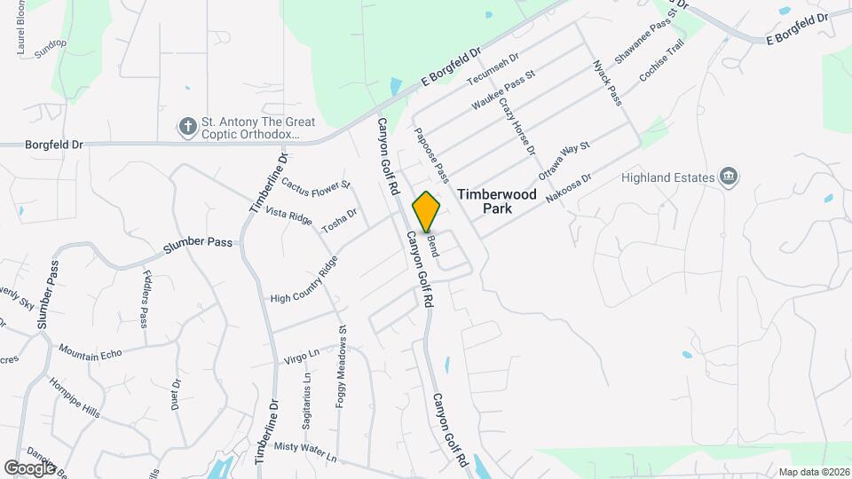 27339 Lasso Bend Map and Location Details