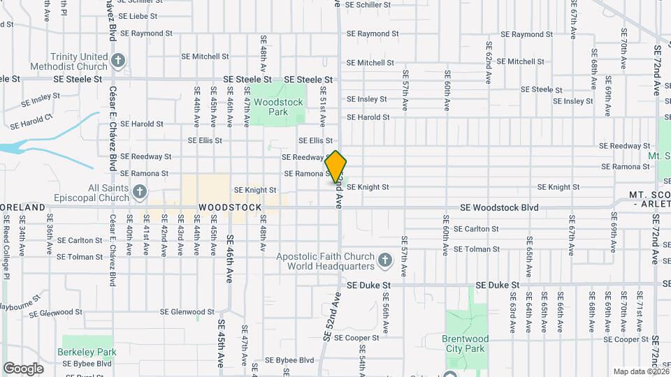 5143-5145-5145 SE Knight St Map and Location Details