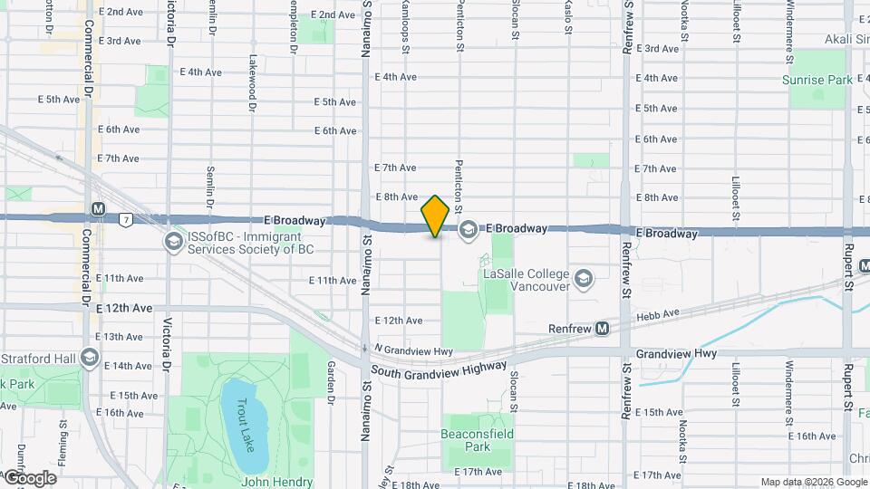 2533 Penticton St Map and Location Details